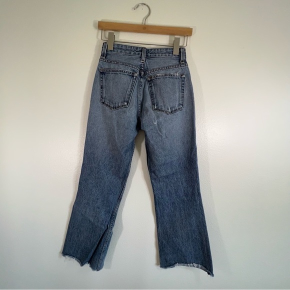 Reformation Mid-Rise Crop-Flare Denim Jeans 25 - Picture 5 of 13